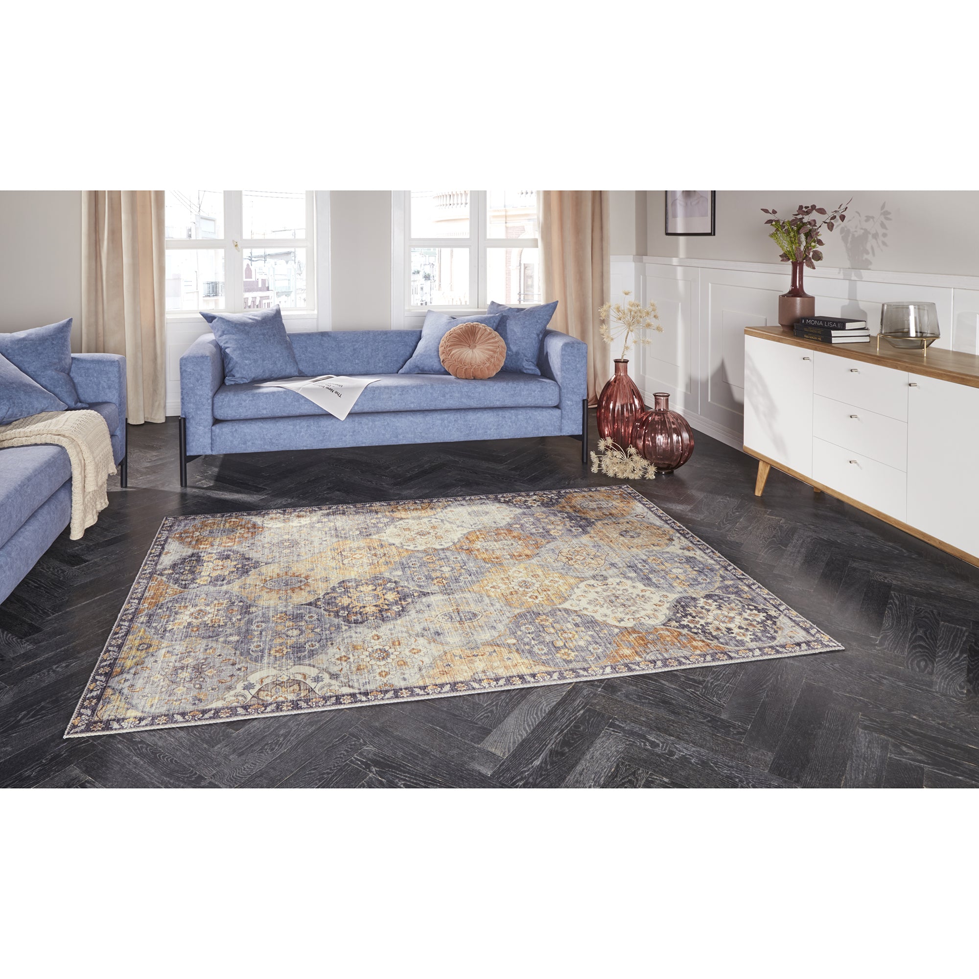 Tapis à motifs Alhambra Beige - ELLE Decoration – STUDIO DECO