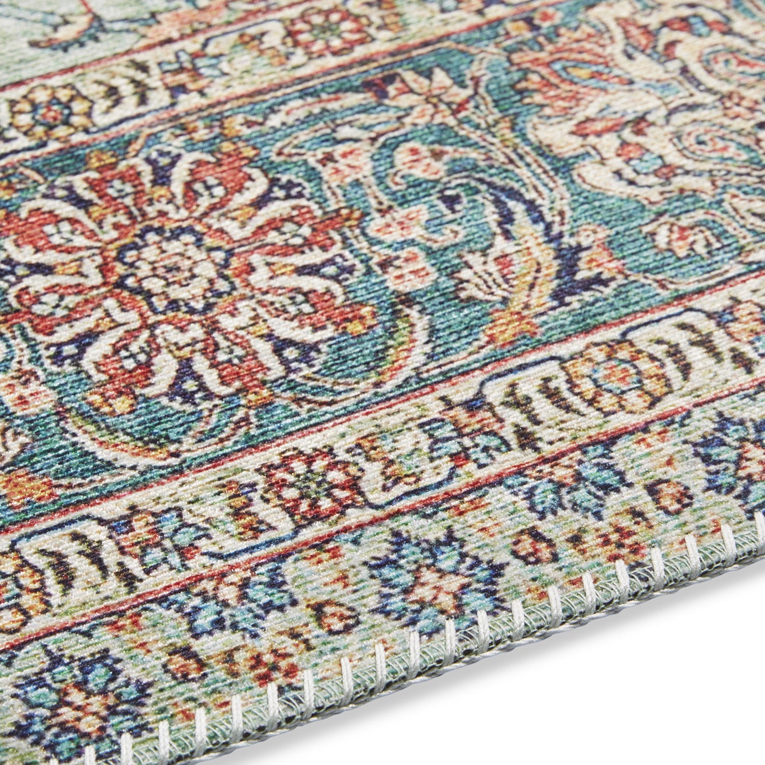 Tapis Kilim à motifs Vintage Jade Clair - ELLE Decoration – STUDIO DECO