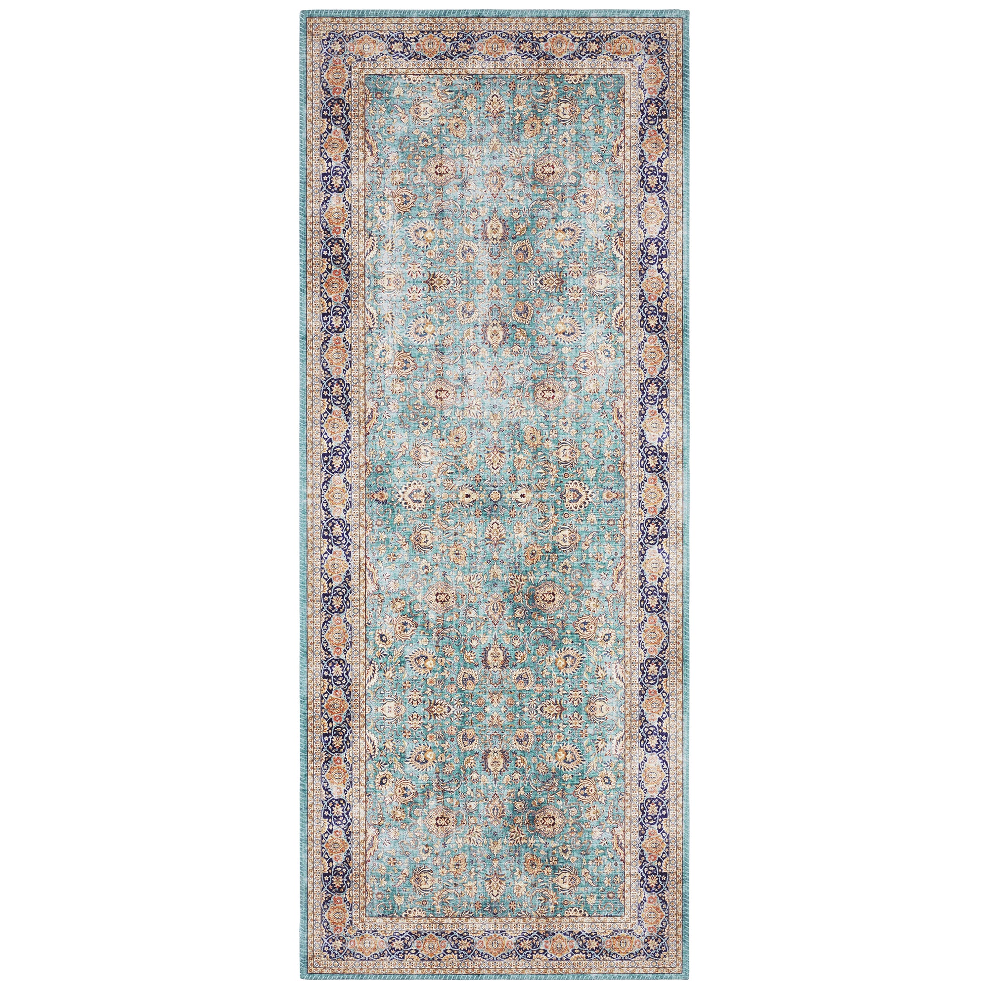 Tapis de couloir Kilim à motifs Vintage Jade - ELLE Decoration – STUDIO DECO