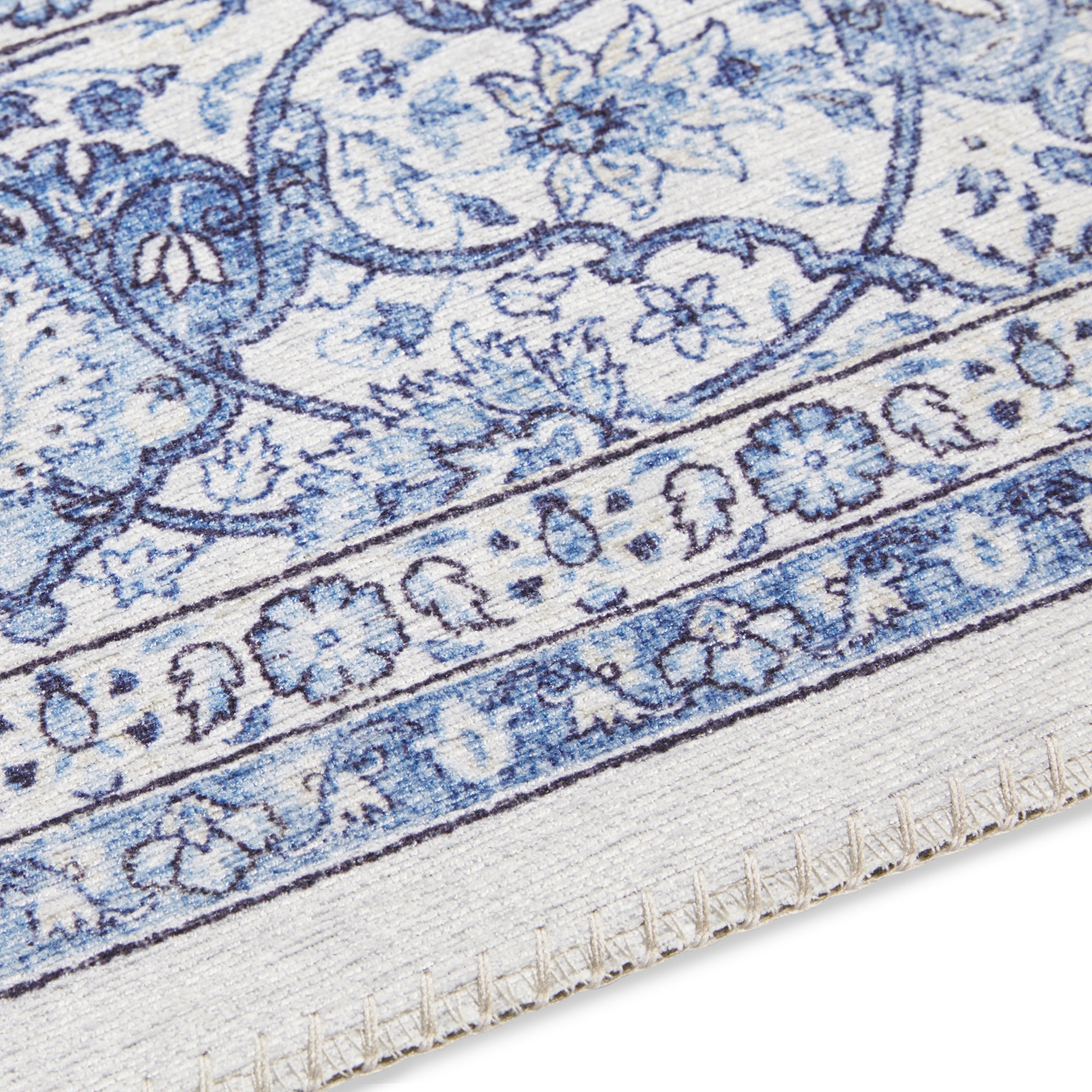 Tapis Kilim à motifs Vintage Bleu - ELLE Decoration – STUDIO DECO