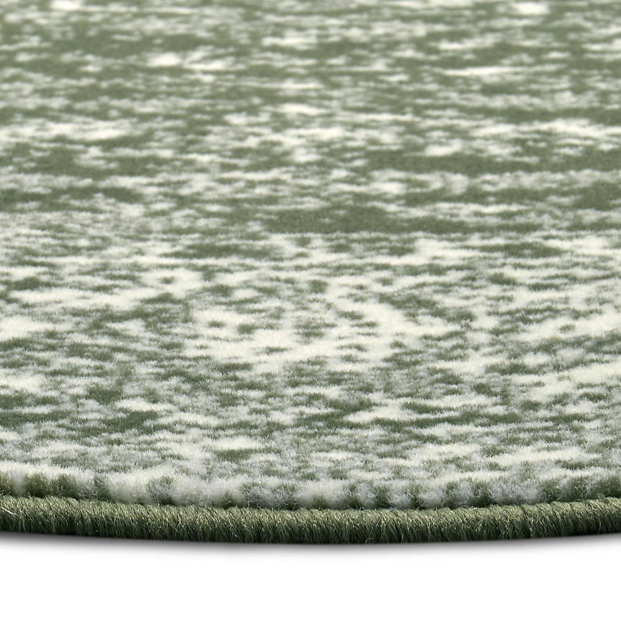 Tapis rond vintage médaillon Vert – STUDIO DECO