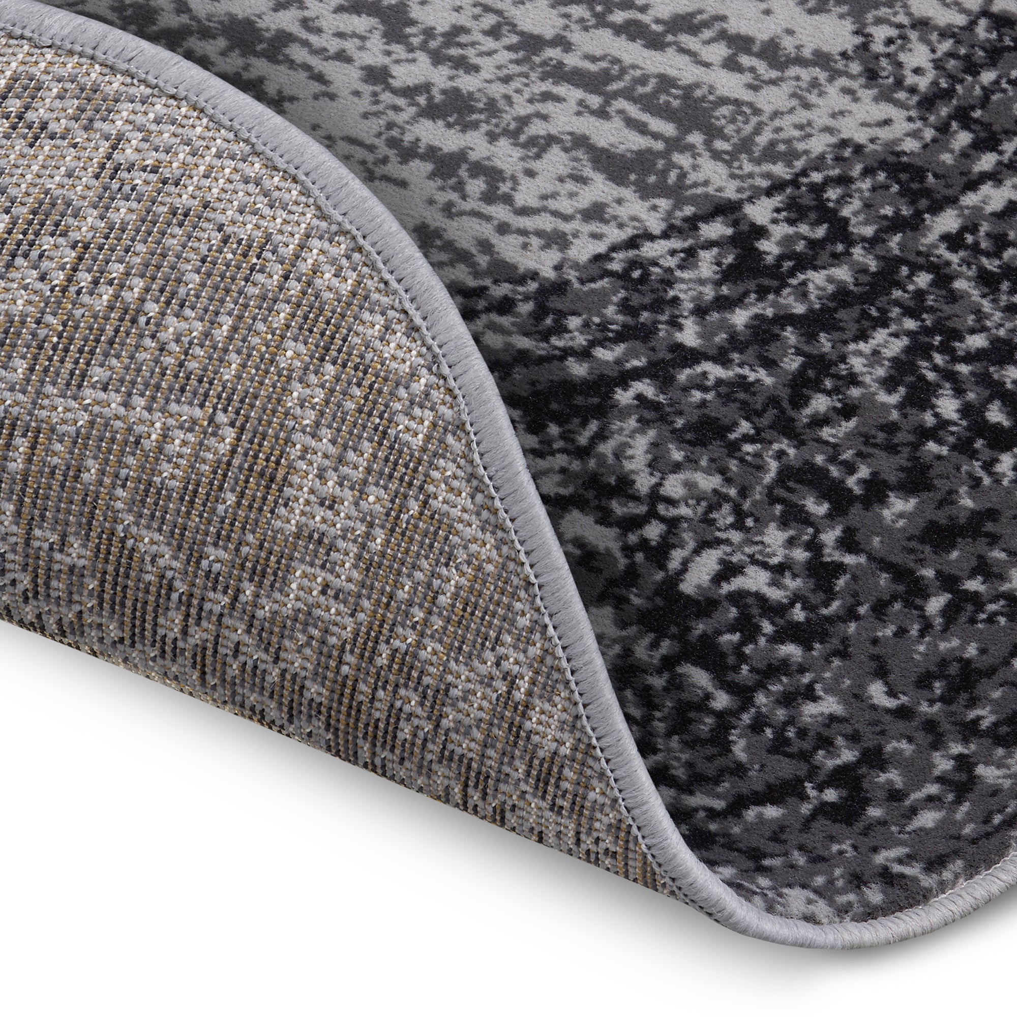 Tapis rond vintage médaillon Gris – STUDIO DECO