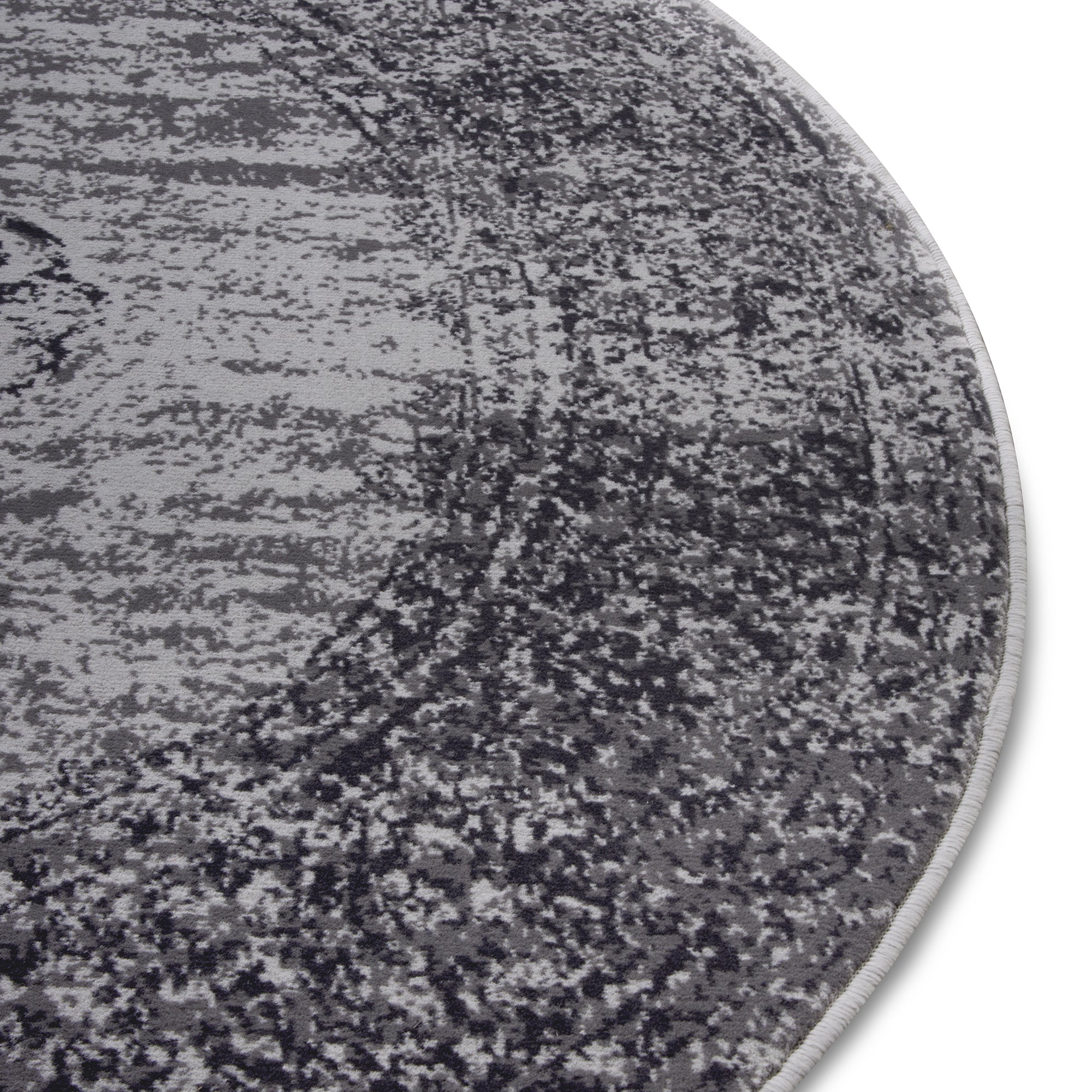 Tapis rond vintage médaillon Gris – STUDIO DECO