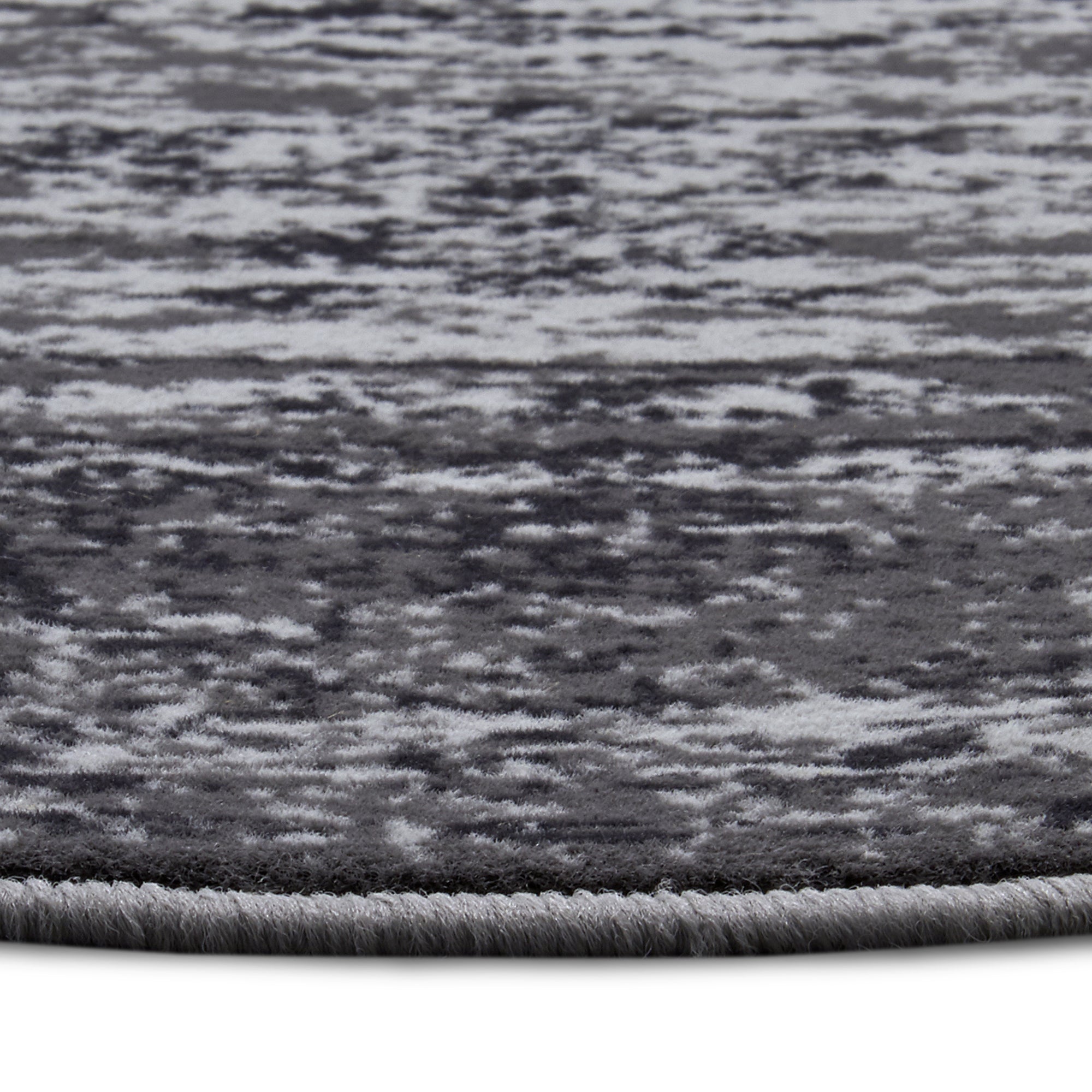 Tapis rond vintage médaillon Gris – STUDIO DECO