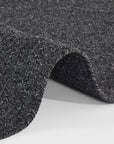 Tapis d'extérieur aspect jute ZADO Anthracite – STUDIO DECO