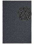 Tapis d'extérieur aspect jute ZADO Anthracite – STUDIO DECO