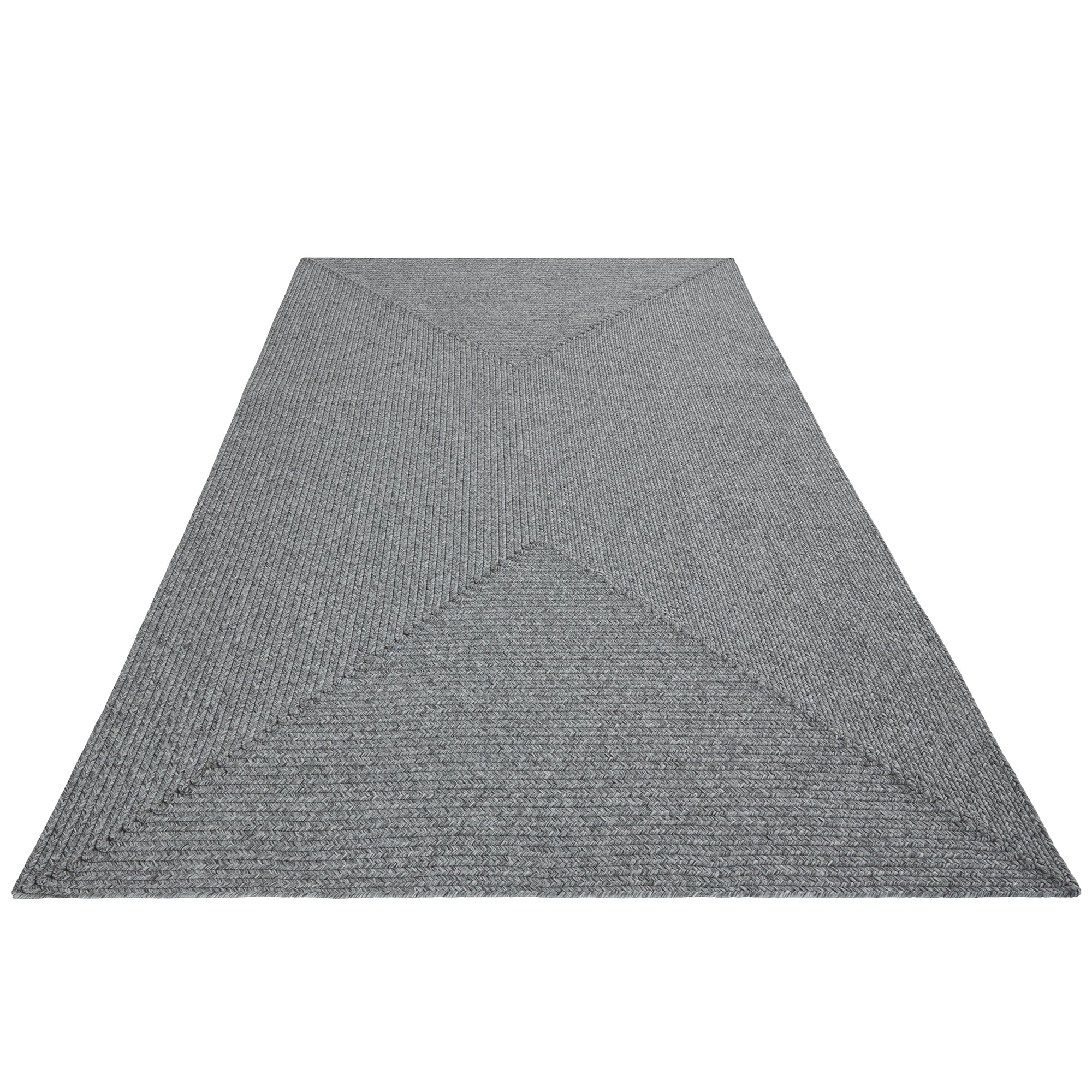 Tapis d'extérieur aspect jute ZADO Gris – STUDIO DECO