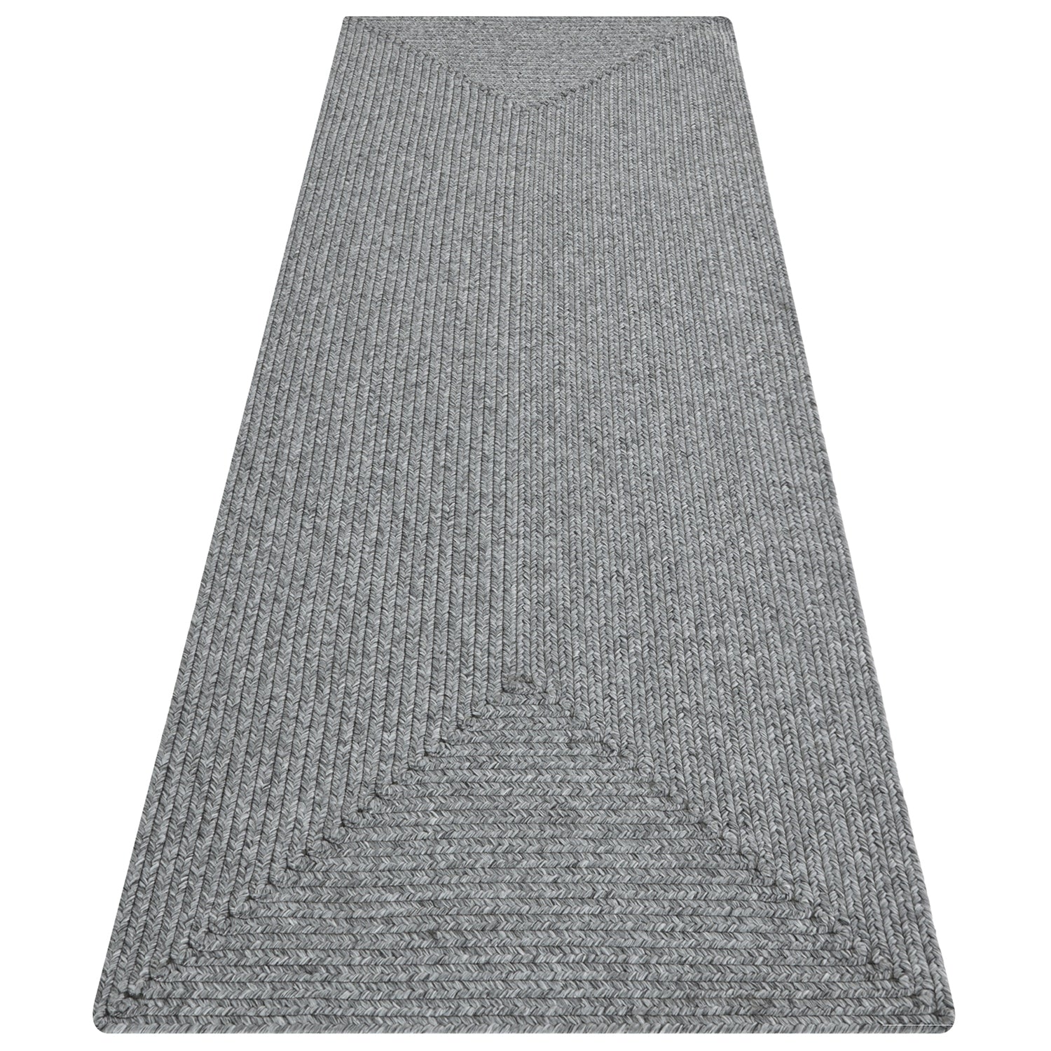 Tapis de couloir aspect jute Gris – STUDIO DECO