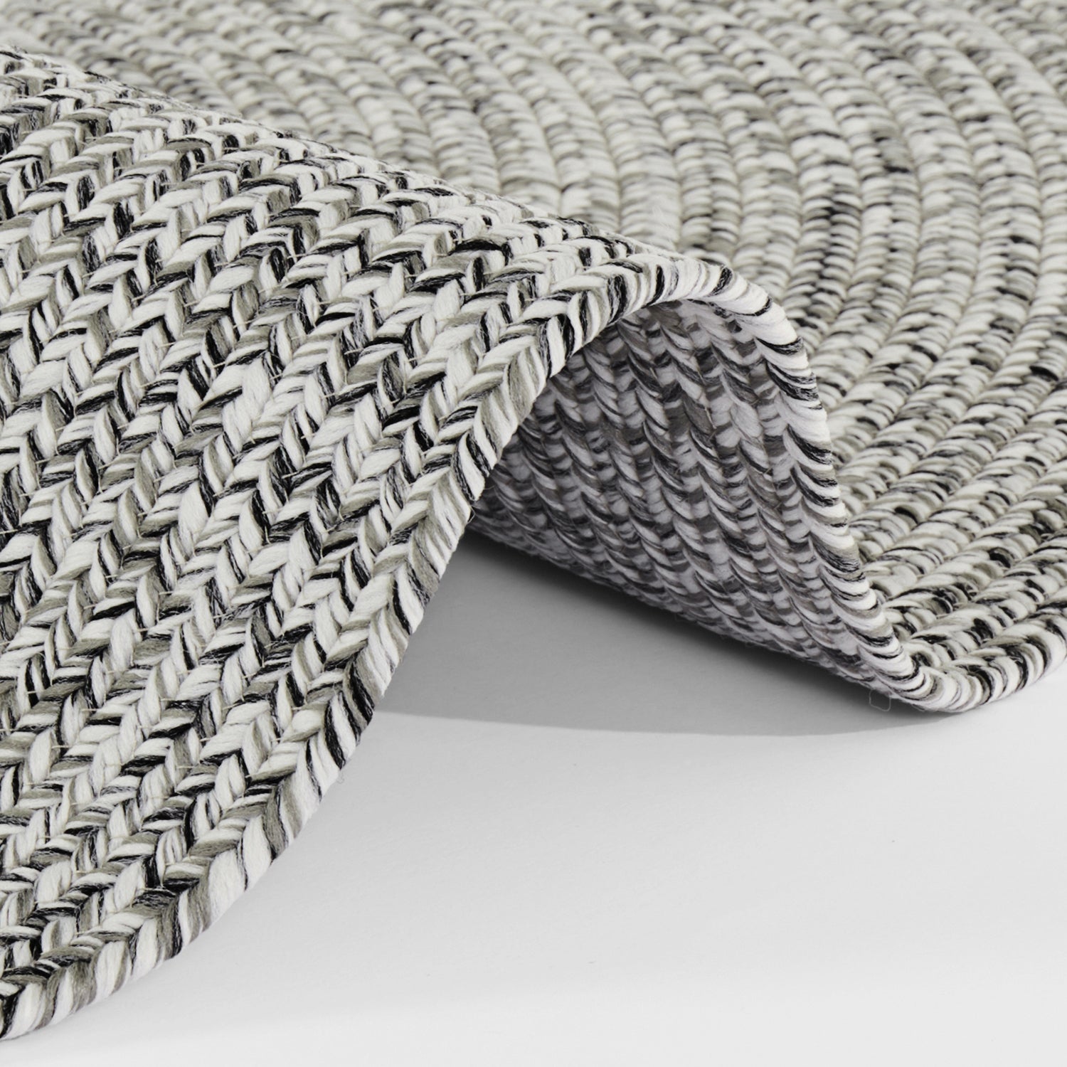 Tapis Rond aspect jute Greige – STUDIO DECO