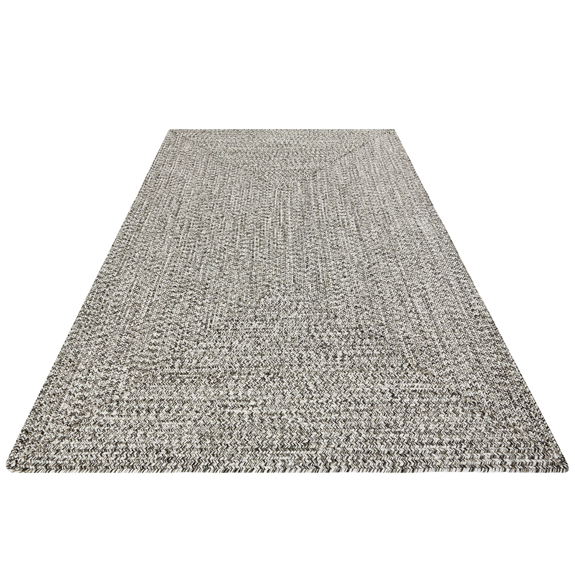 Tapis d'extérieur aspect jute ZADO Greige – STUDIO DECO