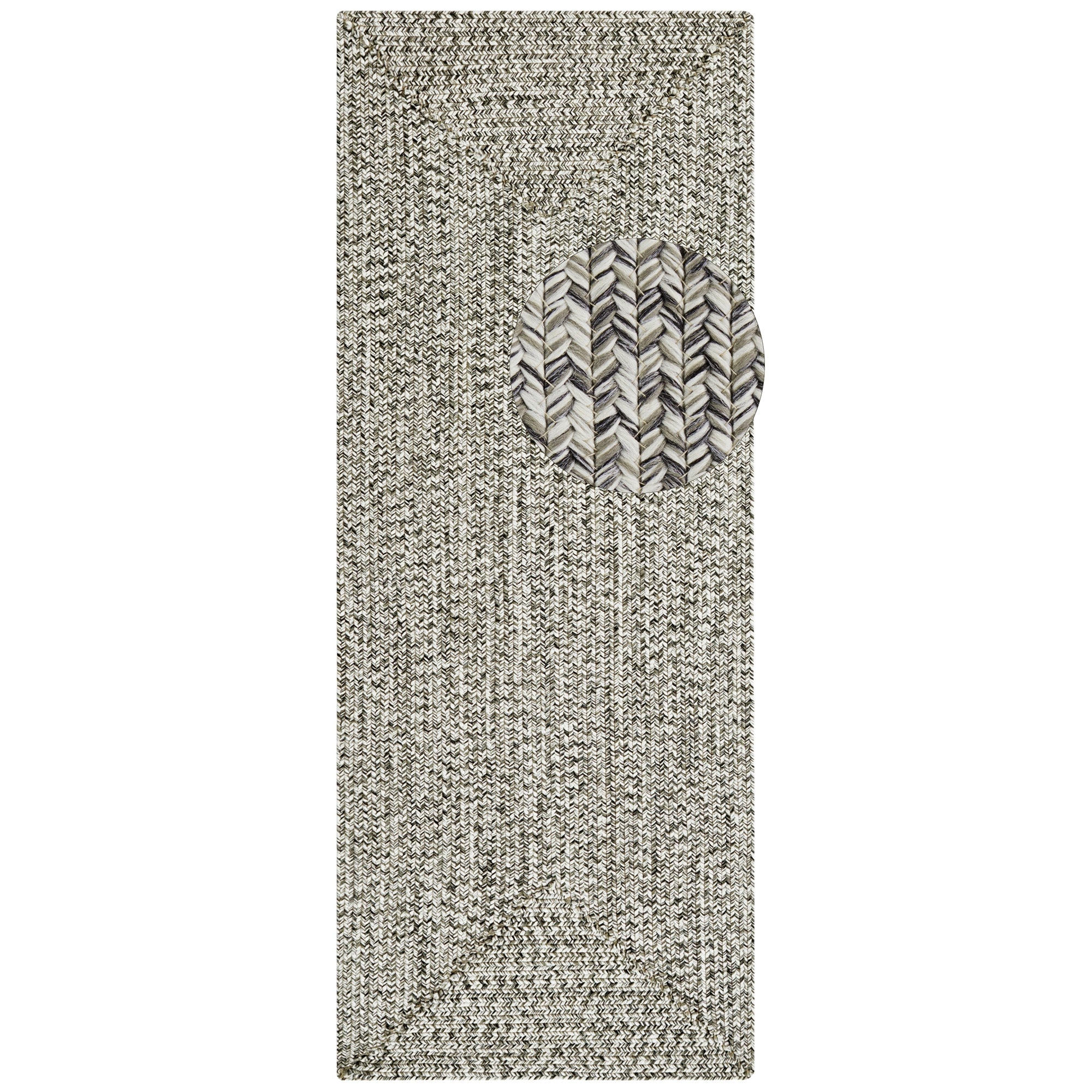 Tapis d'extérieur aspect jute ZADO Greige – STUDIO DECO