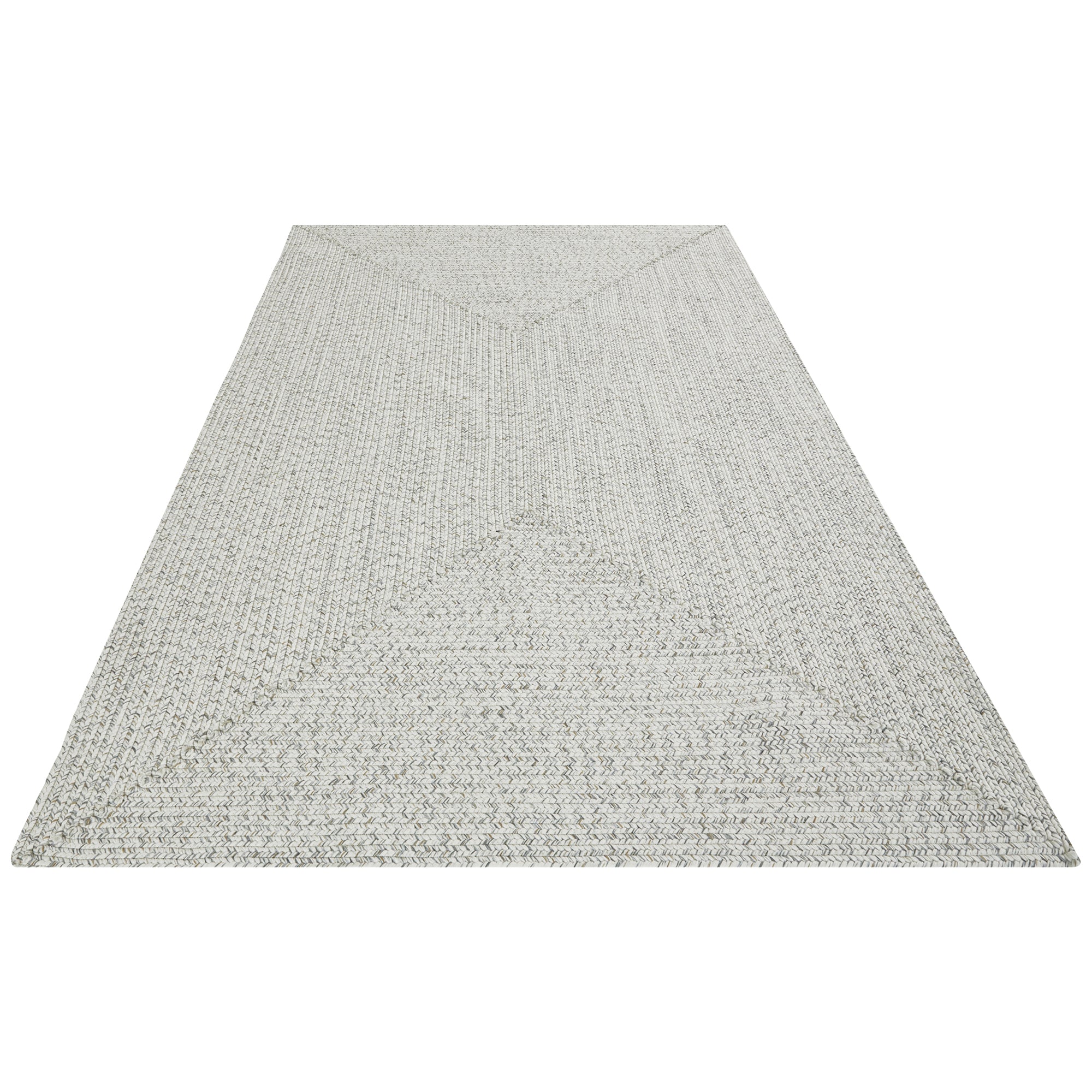 Tapis d'extérieur aspect jute ZADO Crème – STUDIO DECO