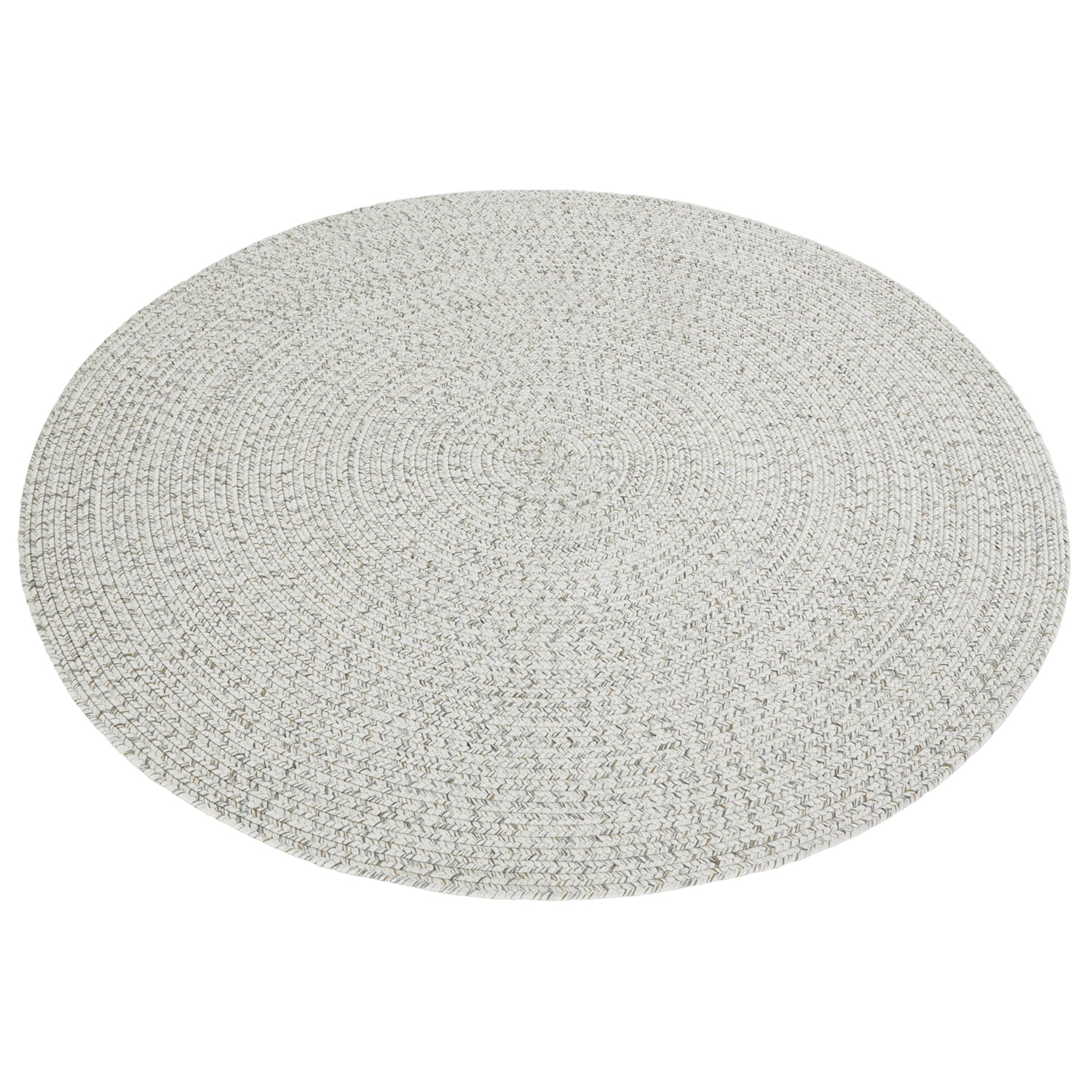 Tapis Rond aspect jute Crème – STUDIO DECO