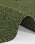 Tapis d'extérieur aspect jute ZADO Vert – STUDIO DECO