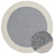 Tapis Rond aspect jute Gris et Crème – STUDIO DECO