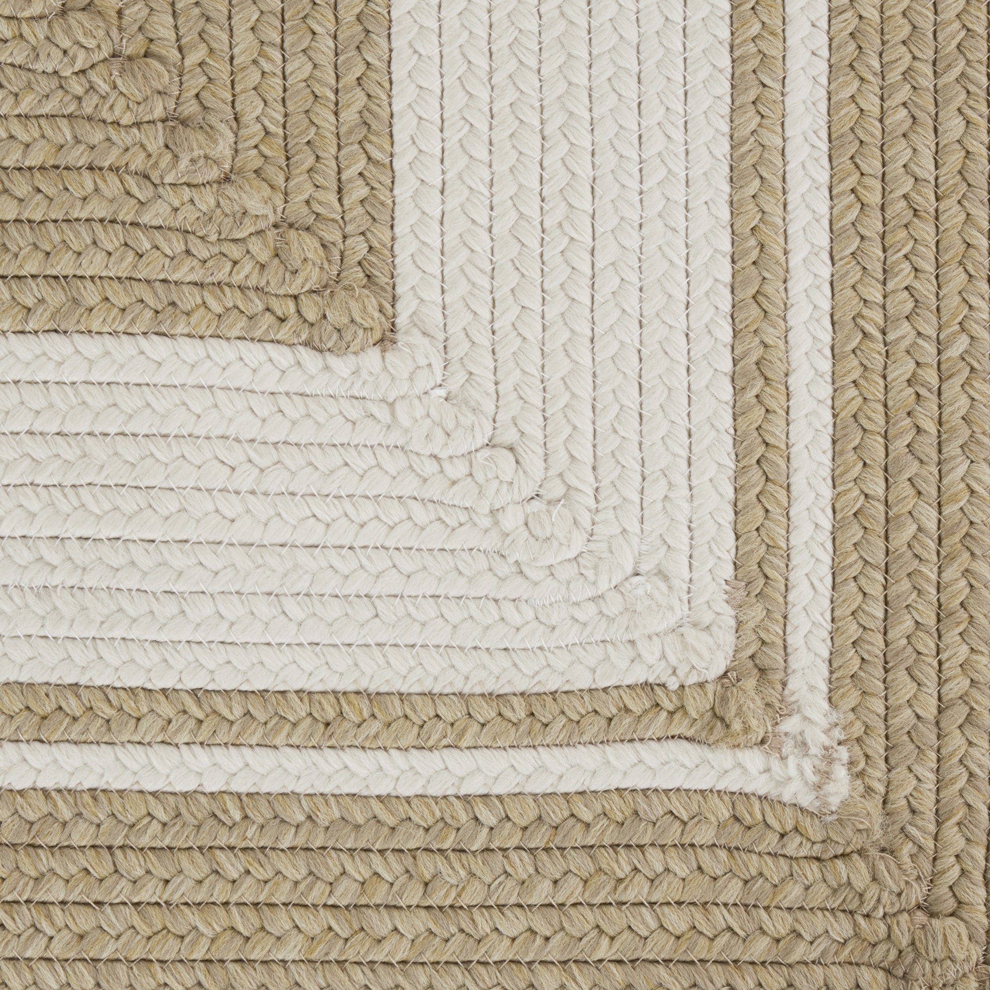 Tapis d'extérieur aspect jute ZADO Beige et Crème – STUDIO DECO