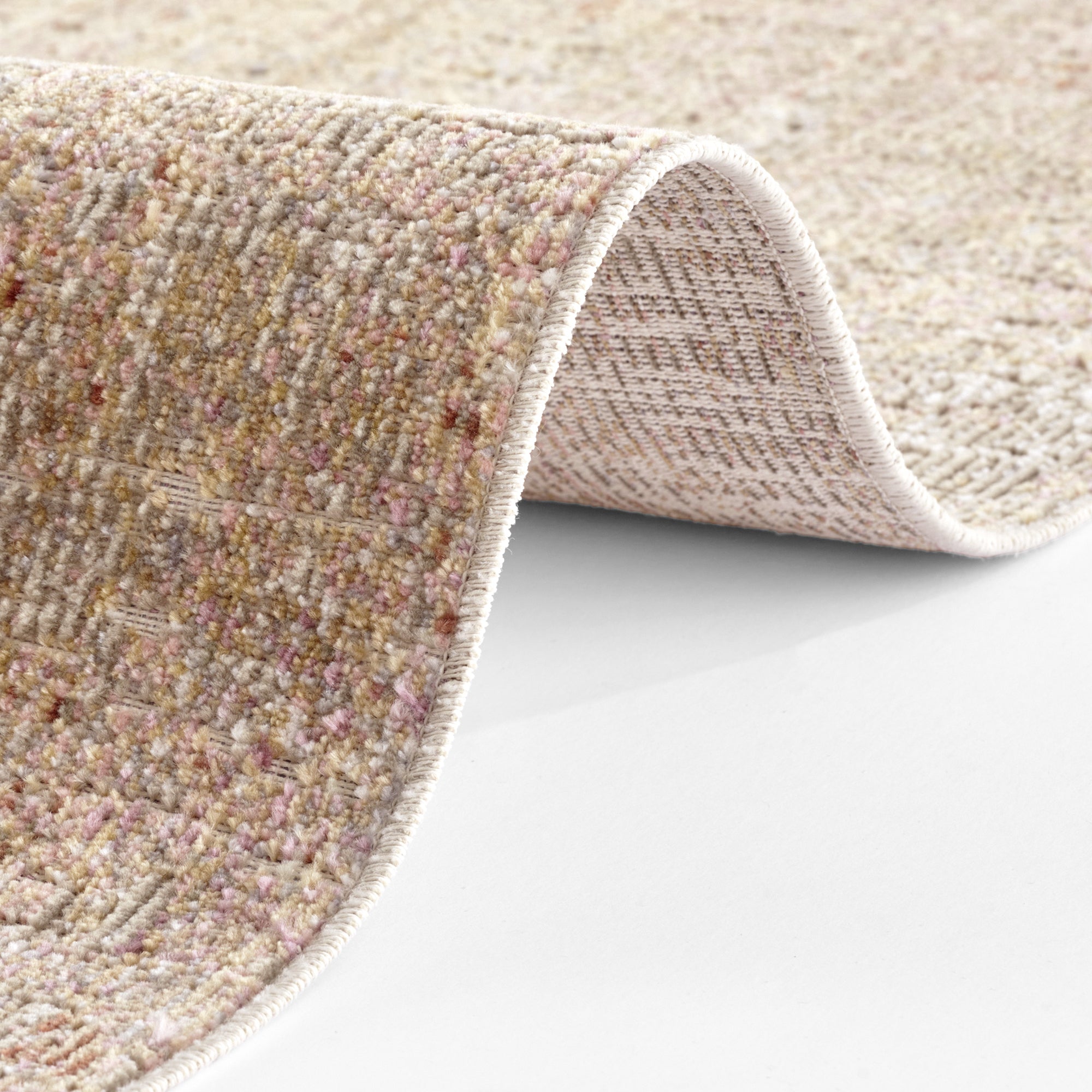 Tapis à poils ras abstrait Gizeh Terra – STUDIO DECO