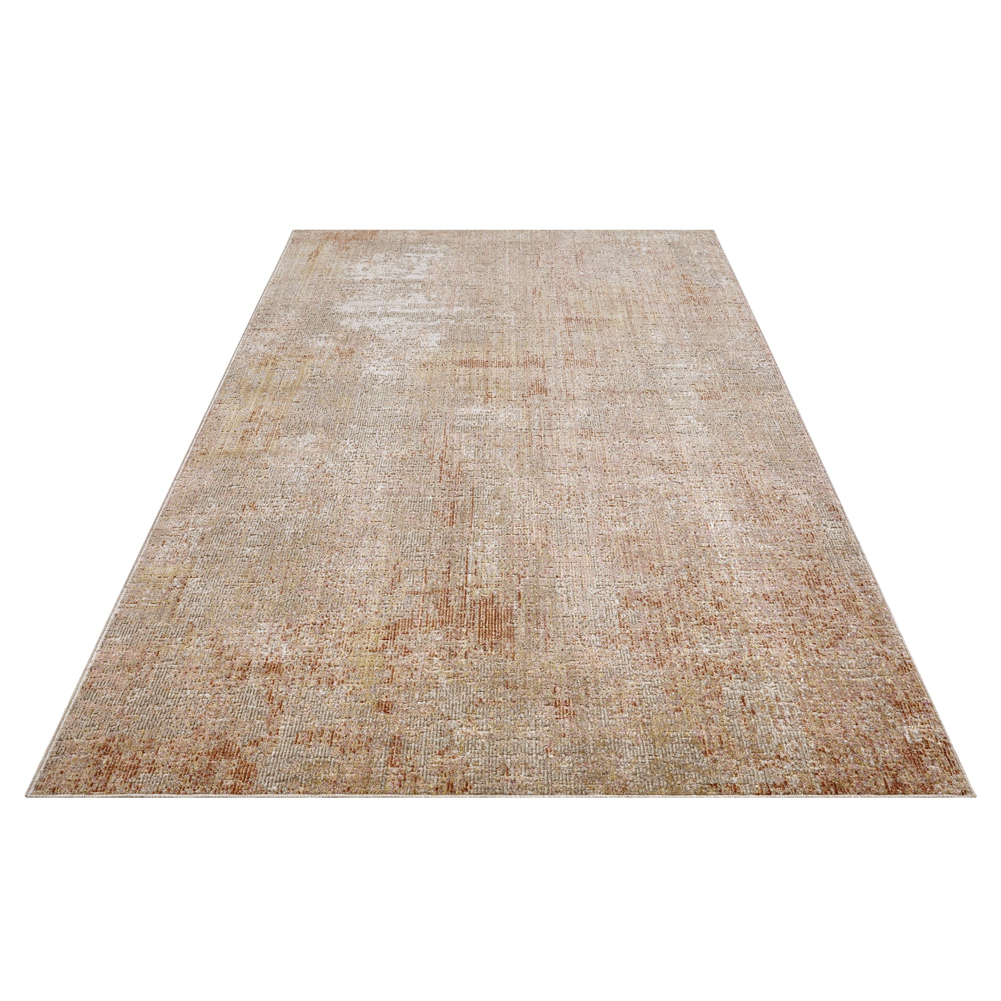 Tapis à poils ras abstrait Gizeh Terra – STUDIO DECO