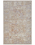 Tapis à poils ras oriental Said Crème et Terra – STUDIO DECO