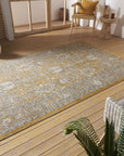 Tapis à poils ras oriental Louxor Doré – STUDIO DECO