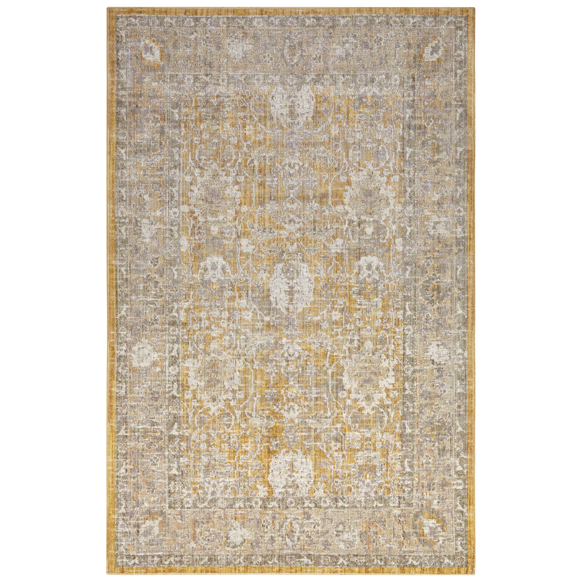 Tapis à poils ras oriental Louxor Doré – STUDIO DECO