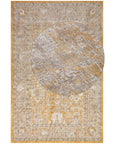 Tapis à poils ras oriental Louxor Doré – STUDIO DECO