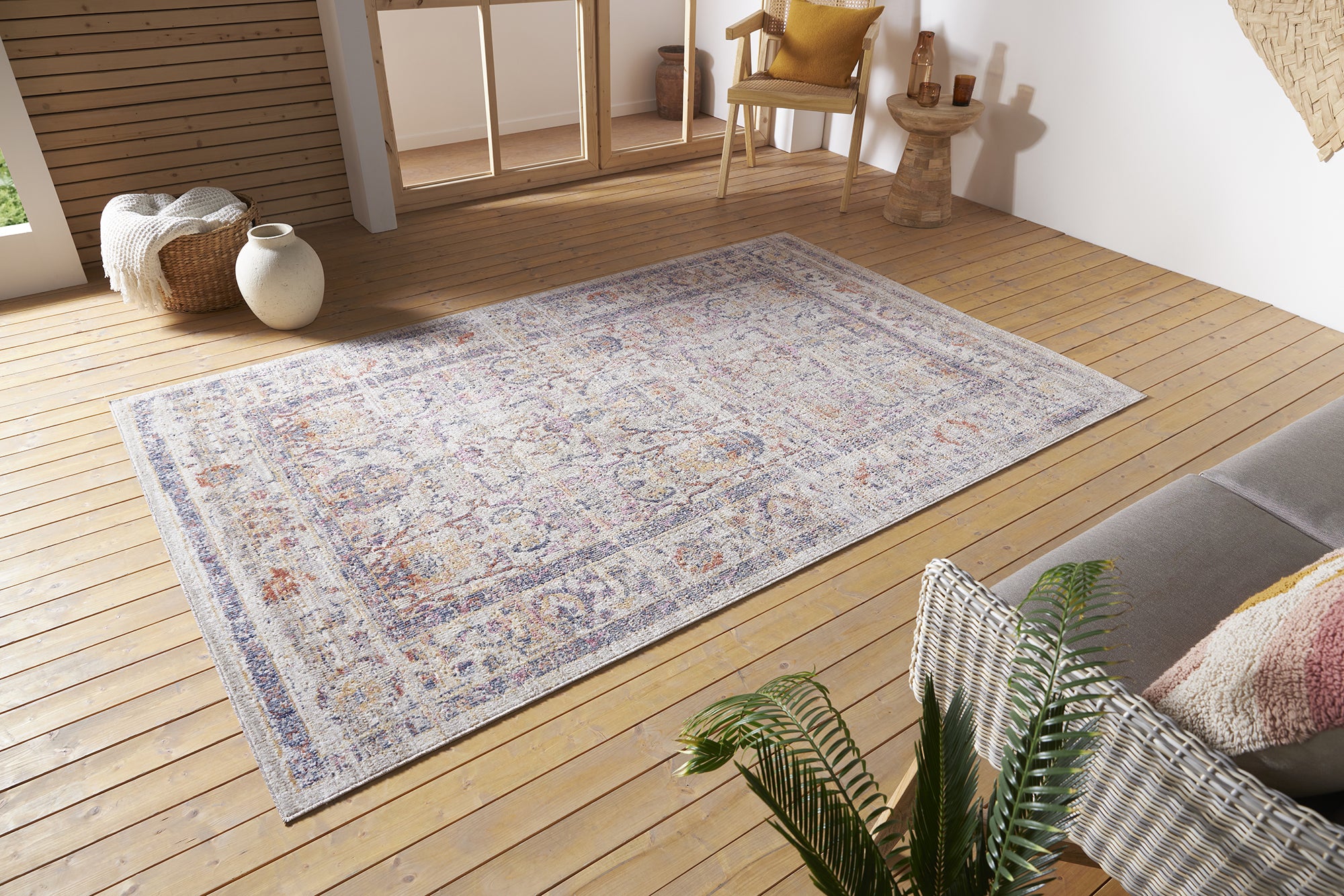 Tapis à poils ras oriental Louxor Multicolore – STUDIO DECO