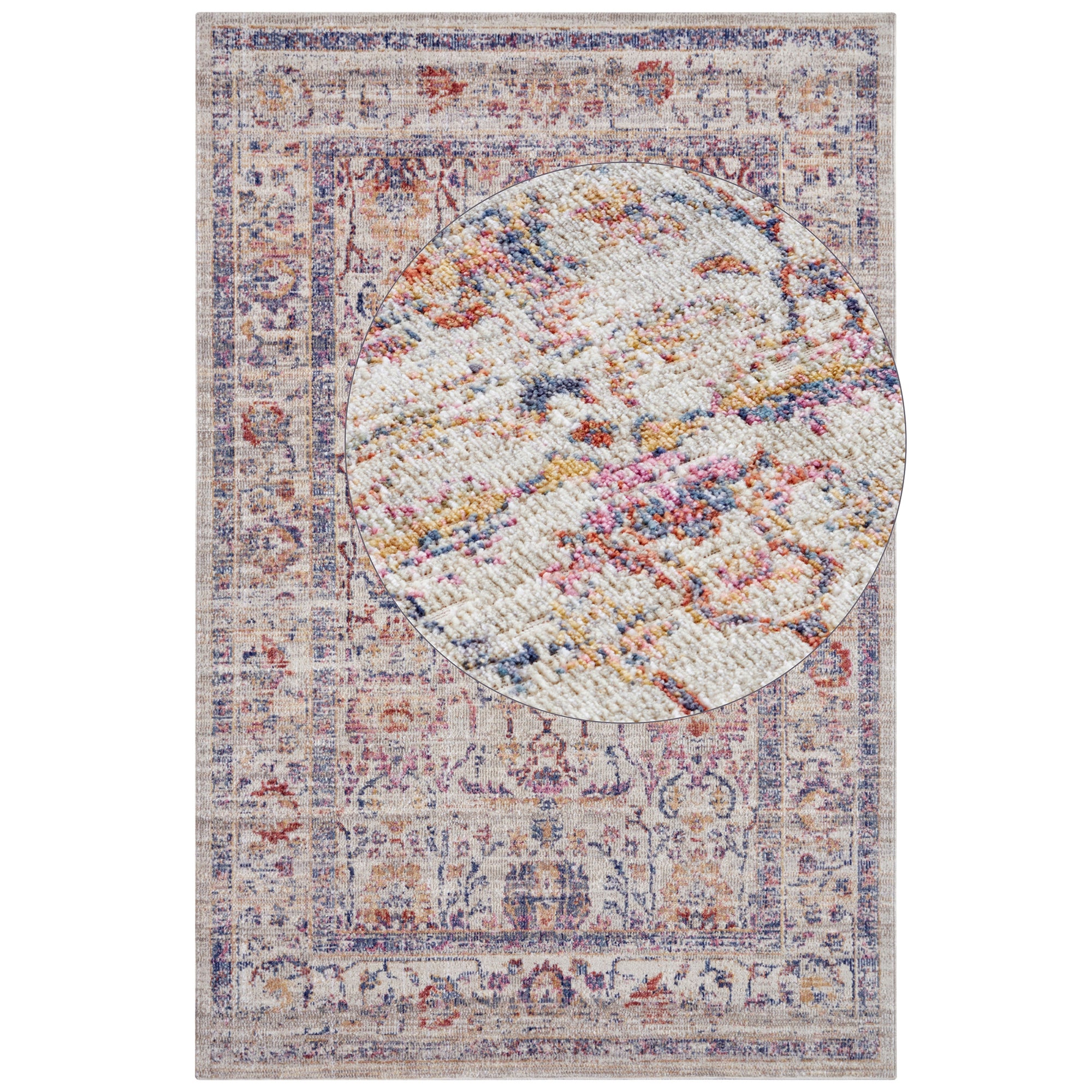 Tapis à poils ras oriental Louxor Multicolore – STUDIO DECO