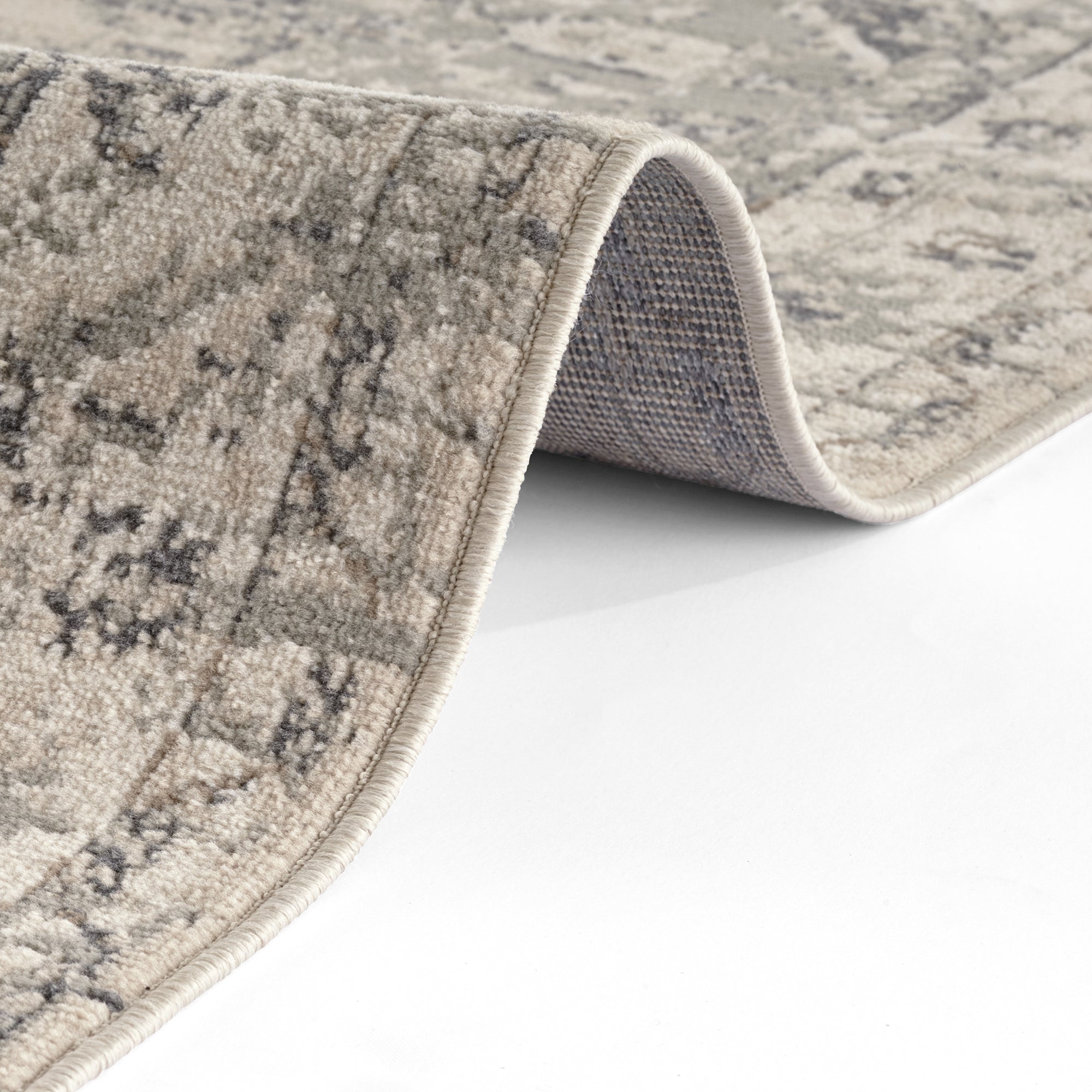 Tapis Vintage Oriental RANIA Crème et Gris – STUDIO DECO