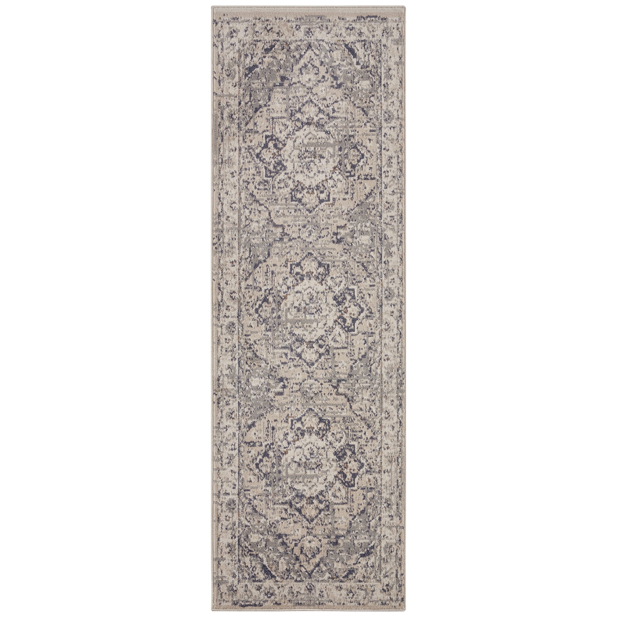 Tapis Vintage Oriental RANIA Crème et Gris – STUDIO DECO