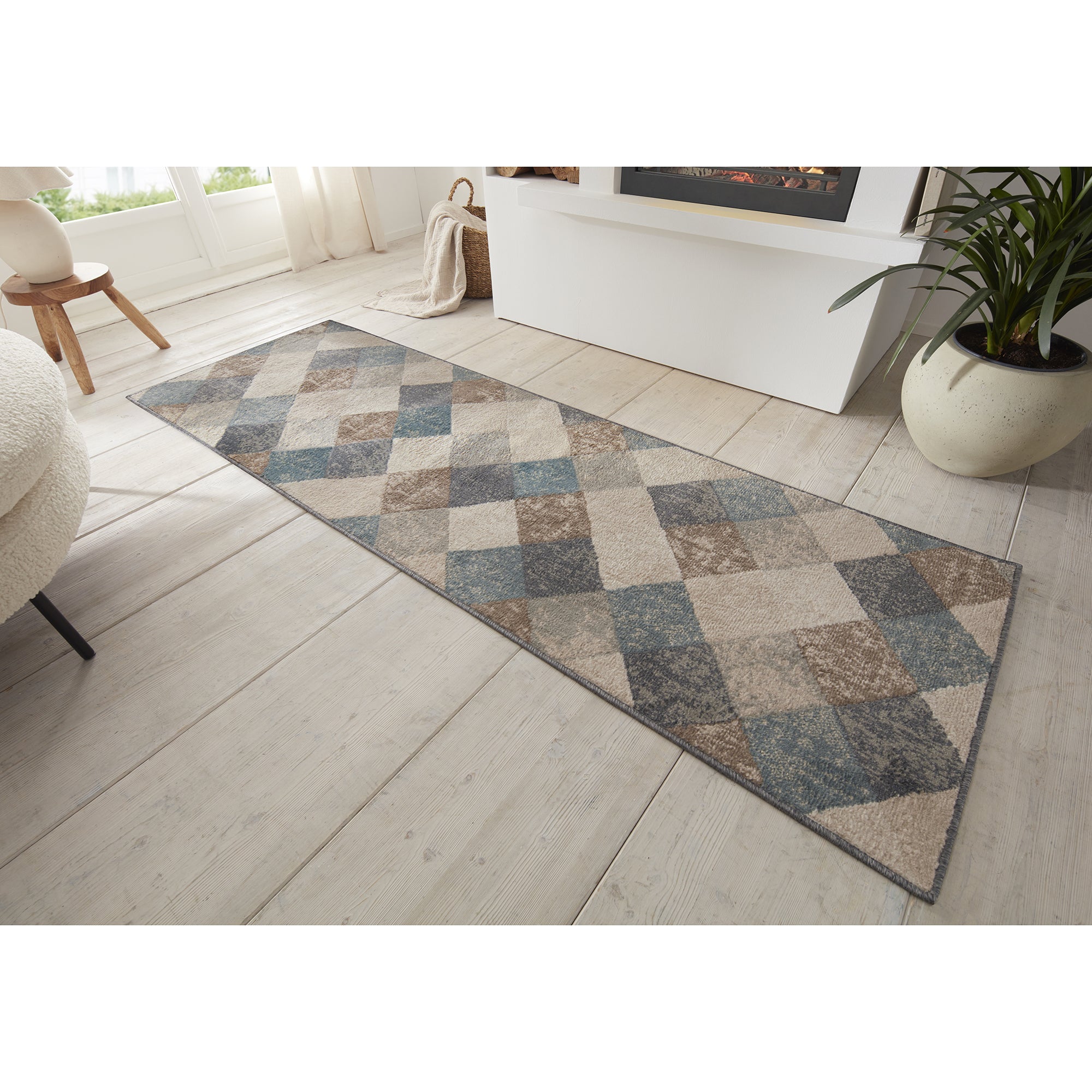Tapis Designer Géométrique PATCH Multicolore – STUDIO DECO