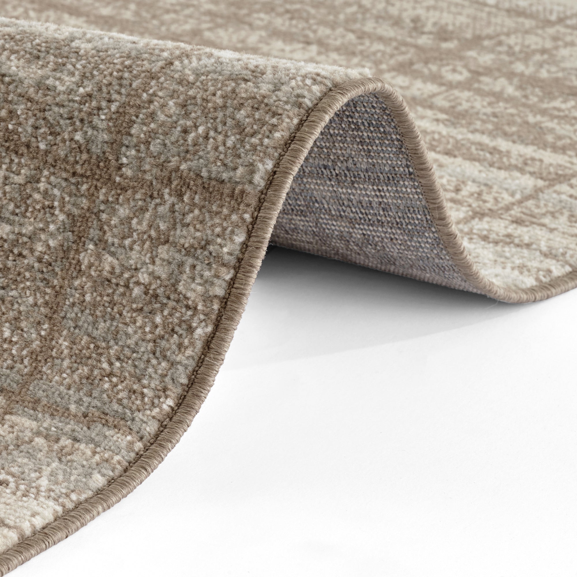 Tapis Designer Vintage GRID - Marron – STUDIO DECO