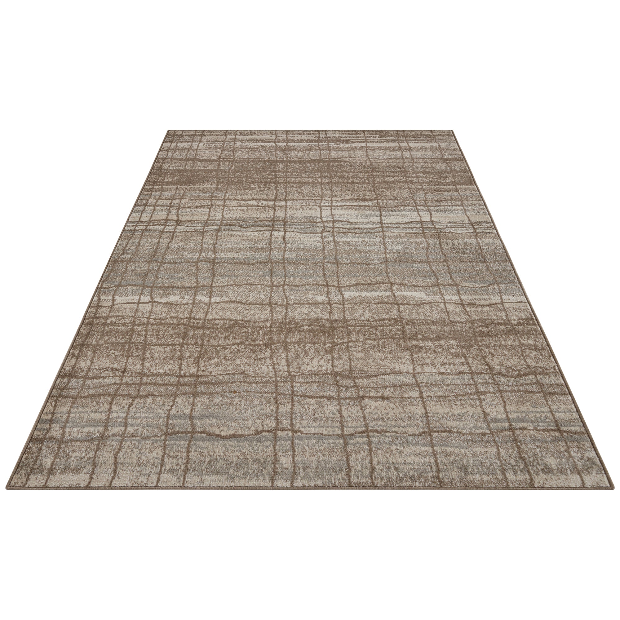 Tapis Designer Vintage GRID - Marron – STUDIO DECO