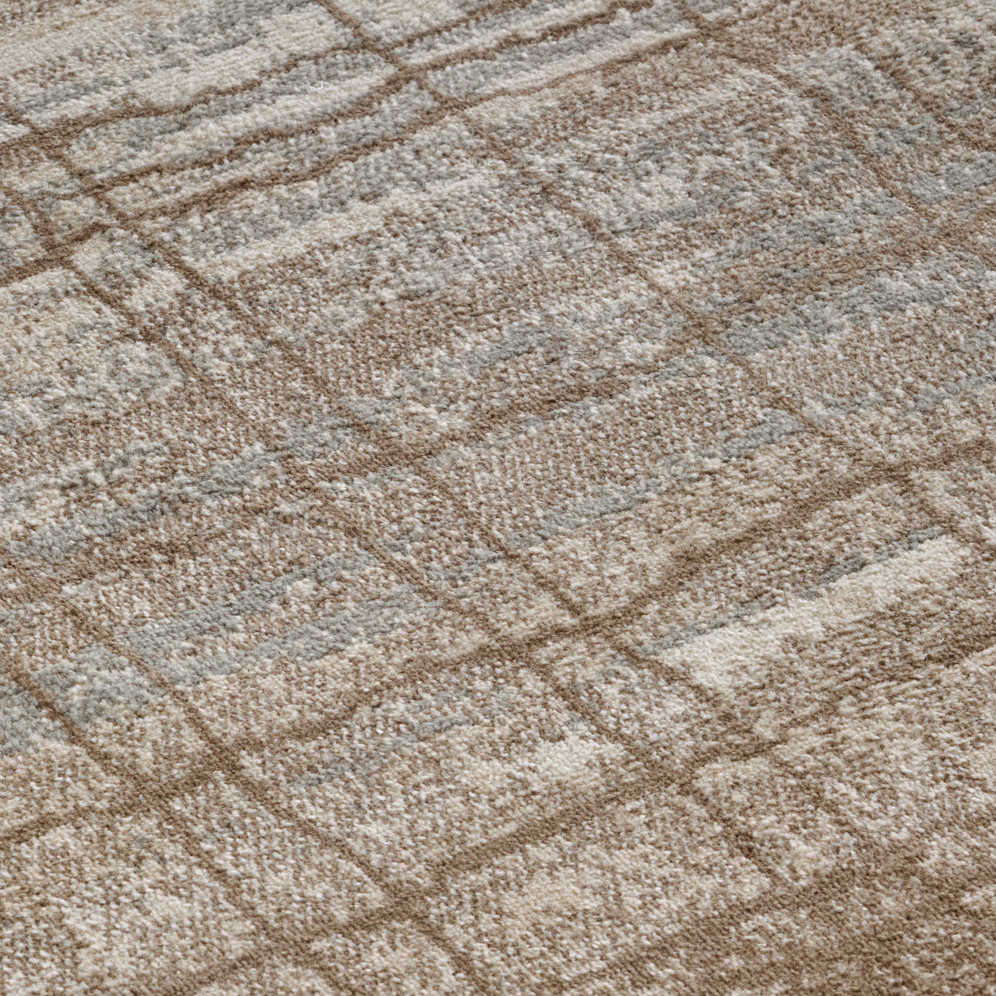 Tapis Designer Vintage GRID - Marron – STUDIO DECO