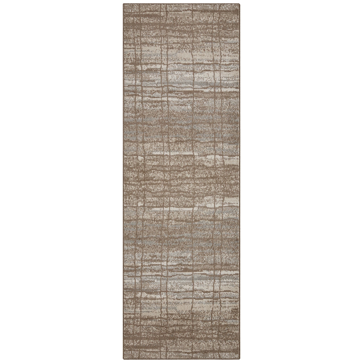 Tapis de couloir Designer Vintage GRID - Marron – STUDIO DECO