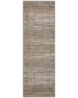 Tapis de couloir Designer Vintage GRID - Marron – STUDIO DECO