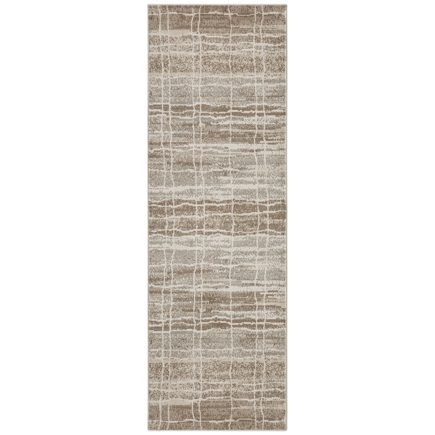 Tapis de couloir Designer Vintage GRID - Beige – STUDIO DECO