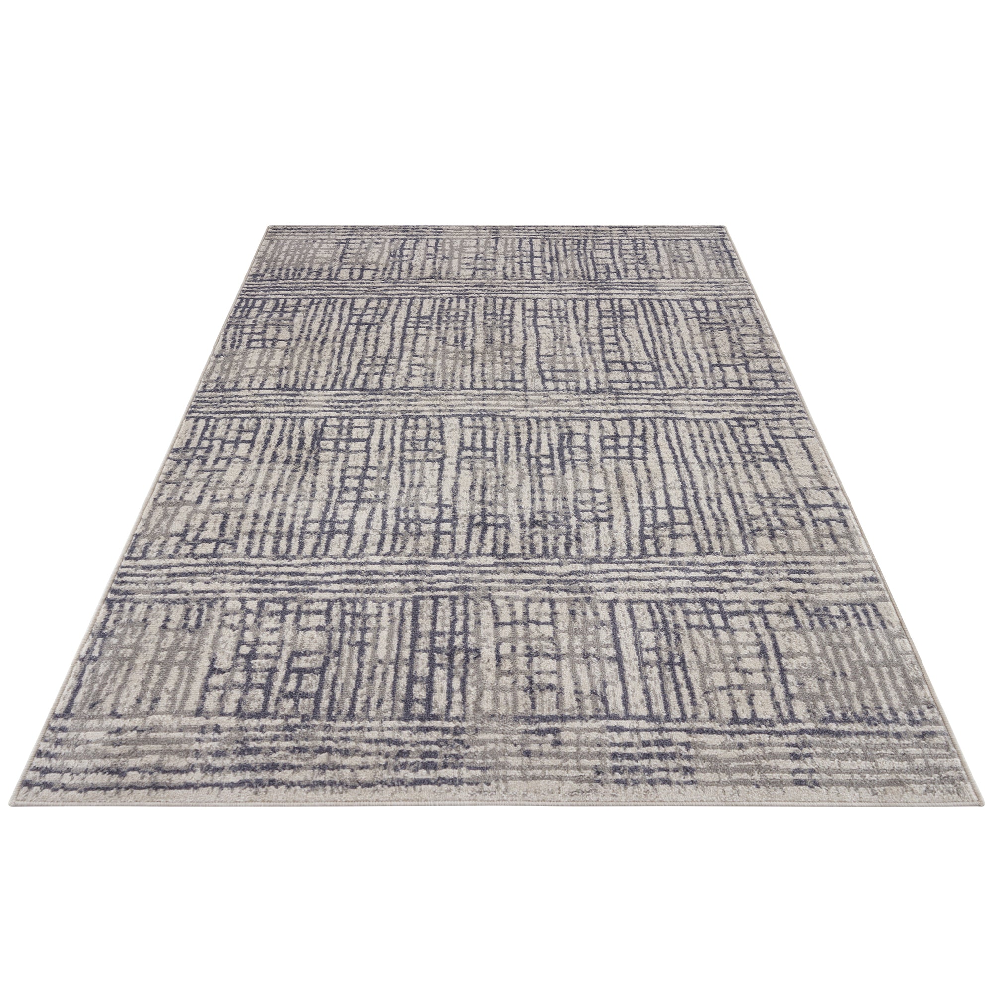 Tapis Designer Vintage FLUX Bleu – STUDIO DECO