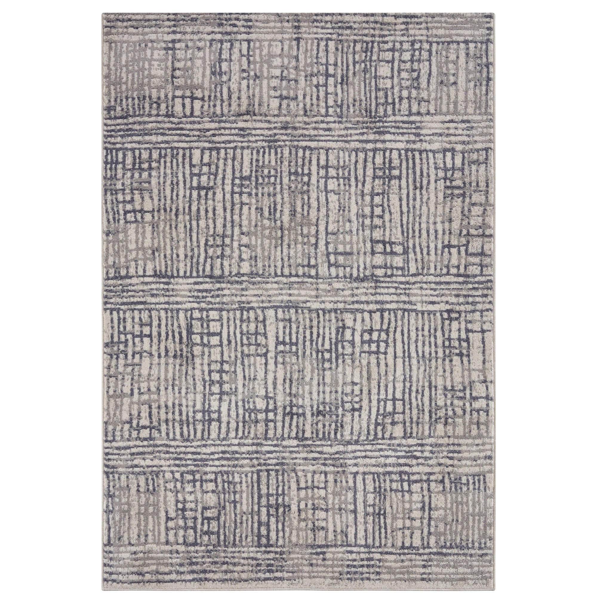 Tapis Designer Vintage FLUX Bleu – STUDIO DECO