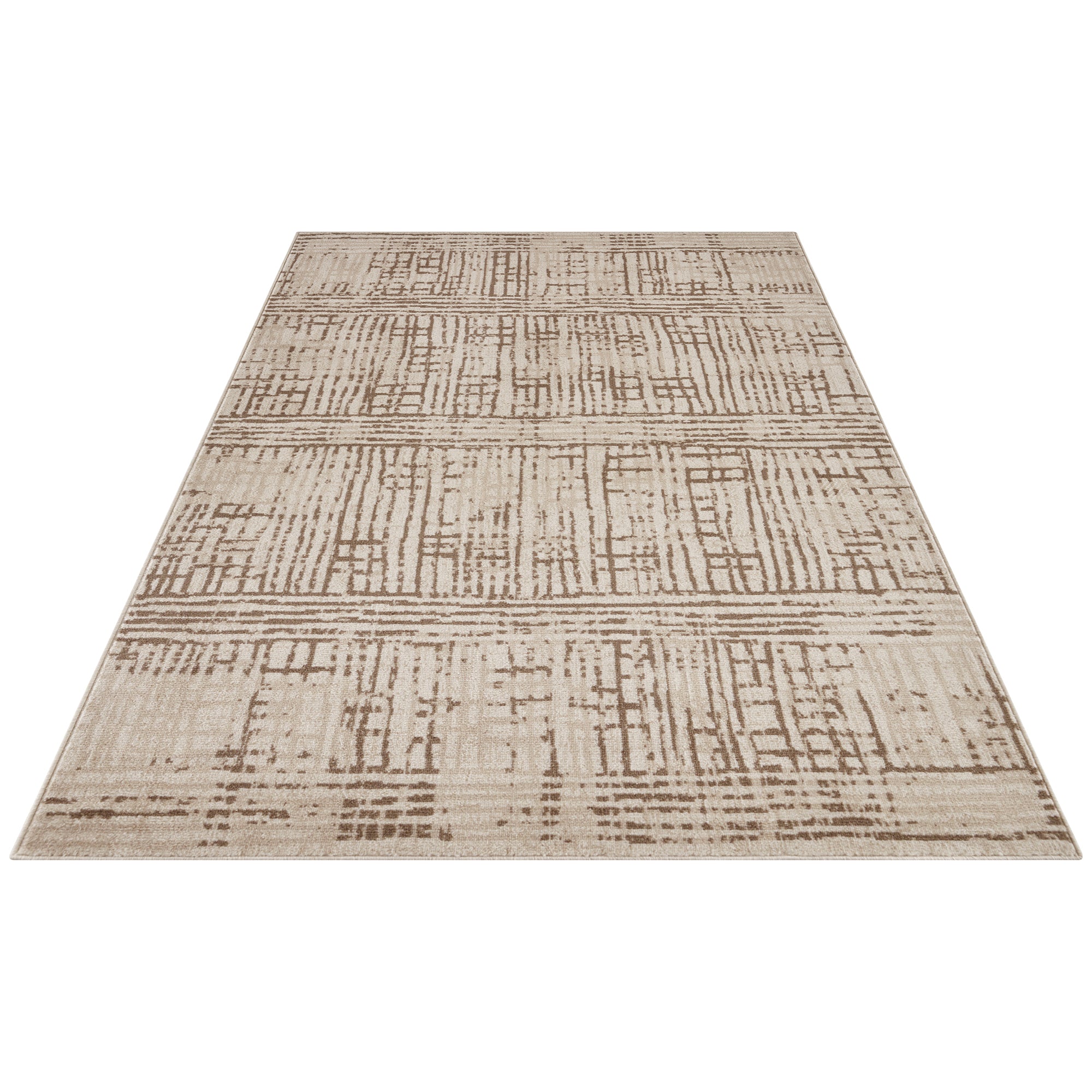 Tapis Designer Vintage FLUX Crème – STUDIO DECO
