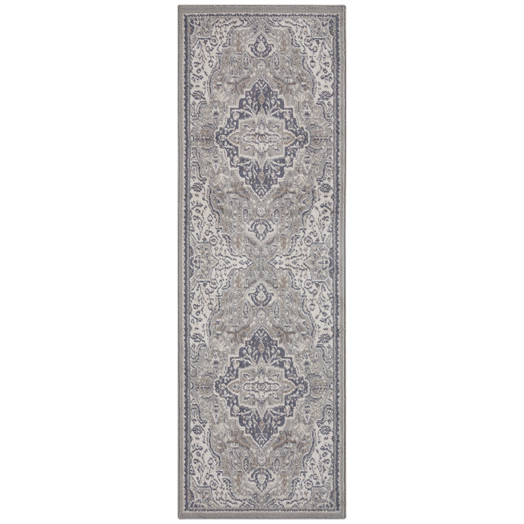Tapis Vintage Oriental SAFIA Gris et Crème – STUDIO DECO