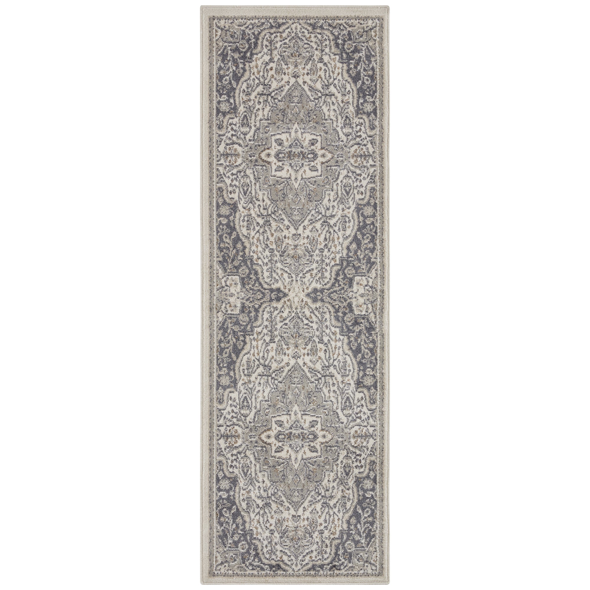 Tapis Vintage Oriental SAFIA Crème et Gris – STUDIO DECO