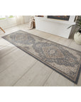 Tapis Vintage Oriental SAFIA Marron et Gris – STUDIO DECO