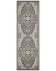 Tapis Vintage Oriental SAFIA Marron et Gris – STUDIO DECO