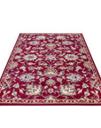 Tapis Persan motifs Fleuris KASHAN - Rouge – STUDIO DECO