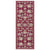 Tapis de couloir Persan motifs Fleuris KASHAN - Rouge – STUDIO DECO