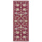 Tapis de couloir Persan motifs Fleuris KASHAN - Rouge – STUDIO DECO