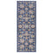 Tapis de couloir Persan motifs Fleuris KASHAN - Bleu – STUDIO DECO