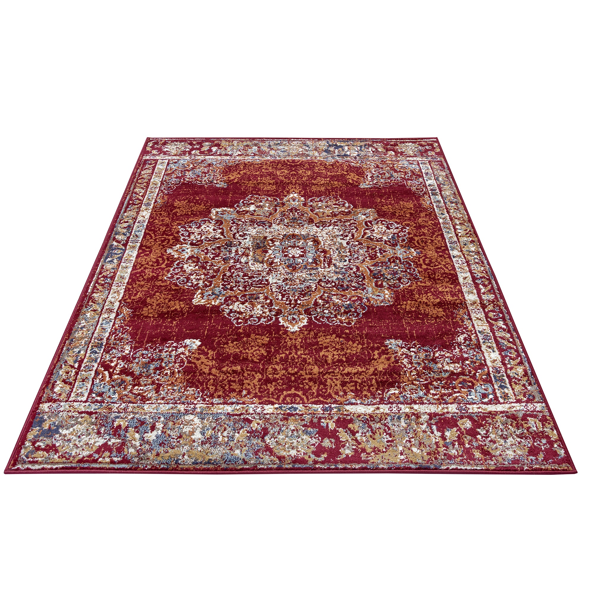 Tapis style Vintage MADERE Rouge – STUDIO DECO