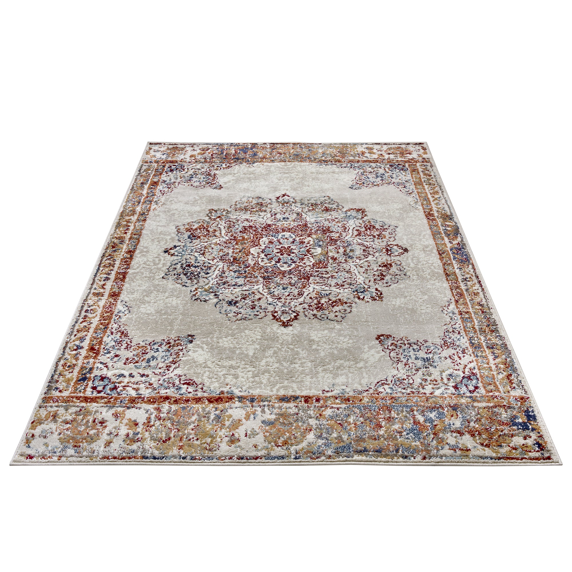 Tapis style Vintage MADERE Crème – STUDIO DECO